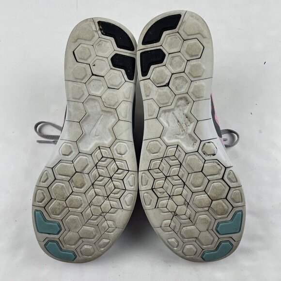 Nike Free RN Distance Athletic Running Shoe Women’s 9 827116-006 Gray Pink - Picture 6 of 9